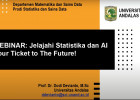 WEBINAR Jelajahi Statistika dan AI: Your Ticket to The Future!