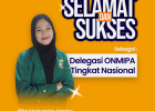 Mahasiswi S1 Matematika UNAND Lolos ONMIPA Tingkat Nasional 2025