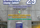 Dies Natalis ke-29 Departemen Matematika dan Sains Data FMIPA UNAND